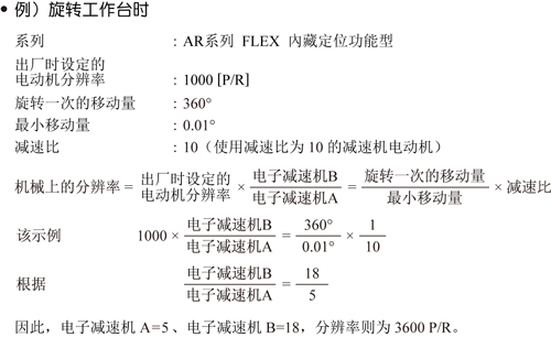 例）旋轉(zhuǎn)工作臺(tái)時(shí)